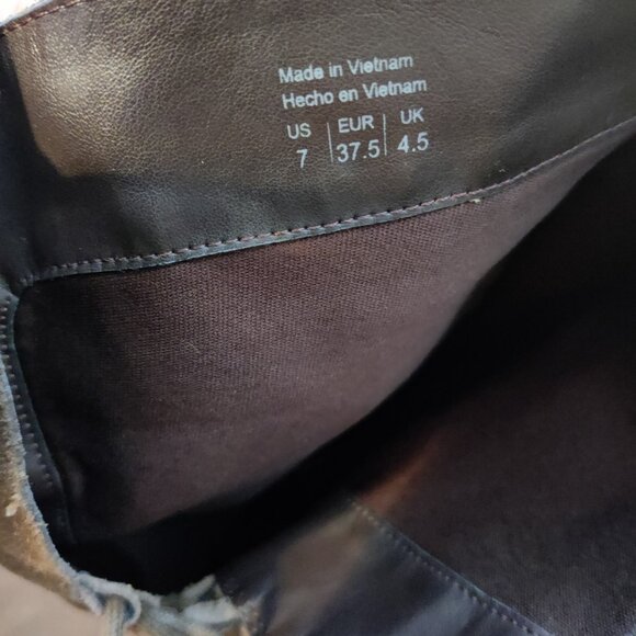 Aldo Over-the-Knee Boots/Thigh-High Boots, Brown Suede – Block Heel Size 7 - Picture 5 of 7